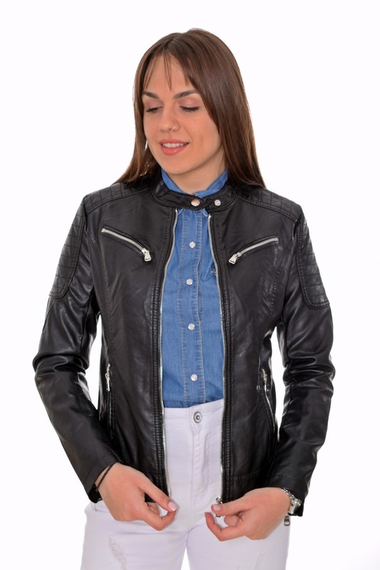 Γυναικείο Jacket Δερματίνη 55.36005