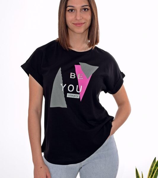 Γυναικείο T-Shirt με Print 117-8338