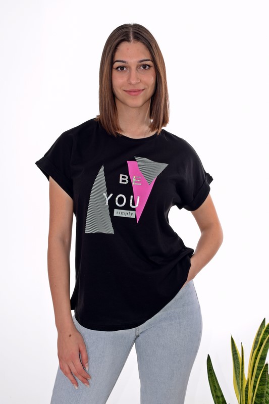 Γυναικείο T-Shirt με Print 117-8338