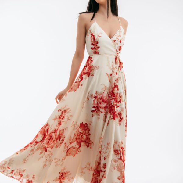 Γυναικείο Φόρεμα Maxi Floral Print 2400238