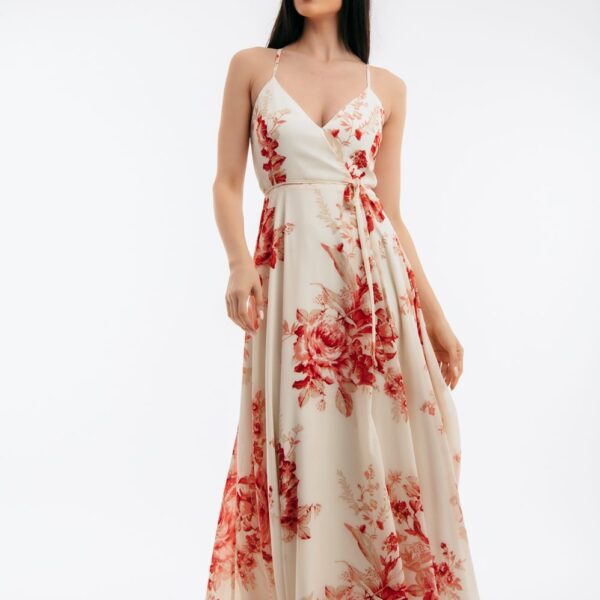 Γυναικείο Φόρεμα Maxi Floral Print 2400238
